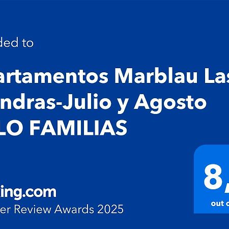 Apartamentos Marblau Las Alondras-Julio Y Agosto Solo Familias Гандия Экстерьер фото